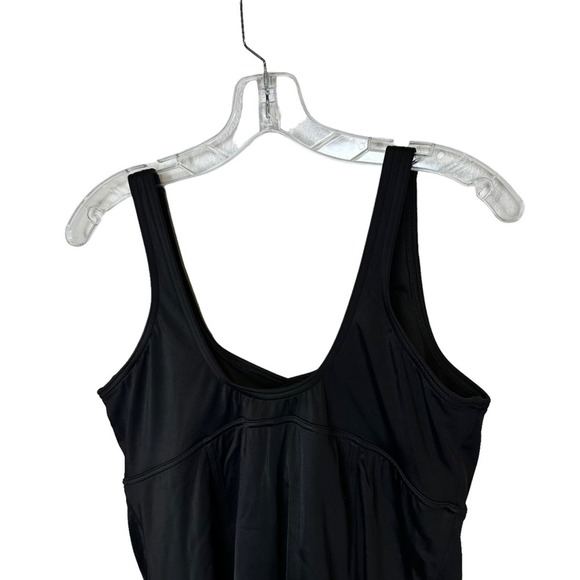 Lands End Womens One Piece Bathing Suit Black 16 - Picture 4 of 11